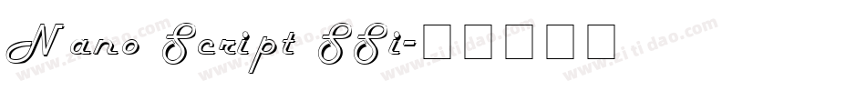 Nano Script SSi字体转换